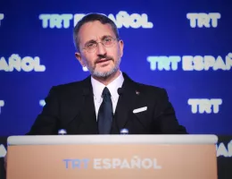TRT İspanyolcanın tanıtım programında, Cumhurbaşkanlığı İletişim Başkanı Altun Konuşma Yaptı: